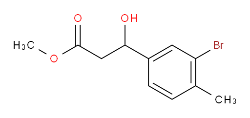 methyl 3-(3-bromo-4-methylphenyl)-3-hydroxypropanoate