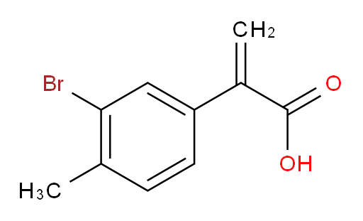 2-(3-bromo-4-methylphenyl)prop-2-enoic acid