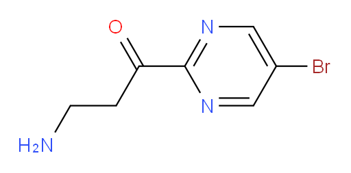 3-amino-1-(5-bromopyrimidin-2-yl)propan-1-one