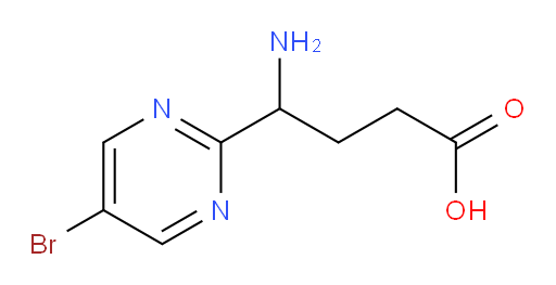 4-amino-4-(5-bromopyrimidin-2-yl)butanoic acid