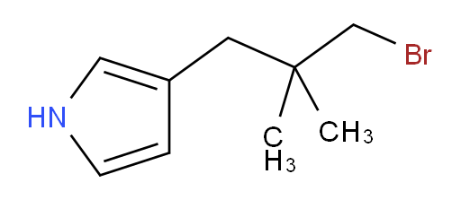 3-(3-bromo-2,2-dimethylpropyl)-1H-pyrrole