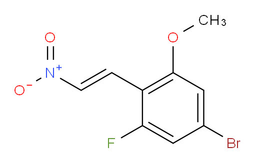 5-bromo-1-fluoro-3-methoxy-2-(2-nitroethenyl)benzene