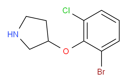 3-(2-bromo-6-chlorophenoxy)pyrrolidine