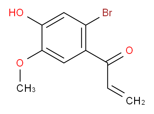1-(2-bromo-4-hydroxy-5-methoxyphenyl)prop-2-en-1-one