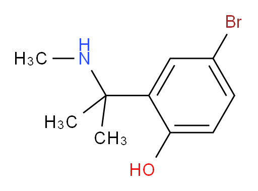 4-bromo-2-[2-(methylamino)propan-2-yl]phenol