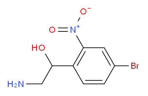 2-amino-1-(4-bromo-2-nitrophenyl)ethan-1-ol