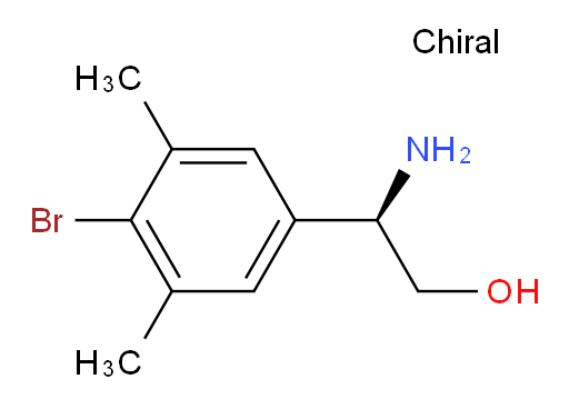 (2R)-2-amino-2-(4-bromo-3,5-dimethylphenyl)ethan-1-ol