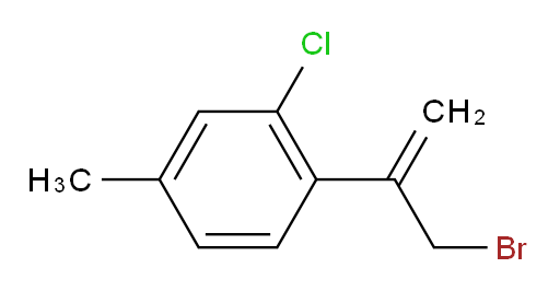 1-(3-bromoprop-1-en-2-yl)-2-chloro-4-methylbenzene