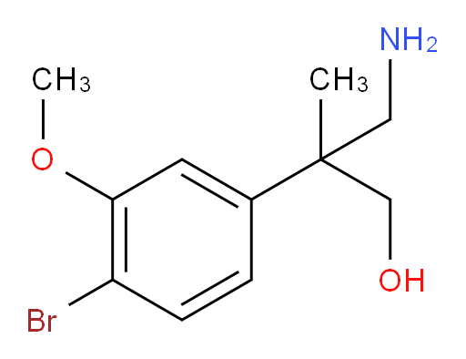 3-amino-2-(4-bromo-3-methoxyphenyl)-2-methylpropan-1-ol