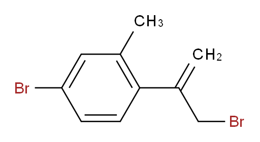 4-bromo-1-(3-bromoprop-1-en-2-yl)-2-methylbenzene