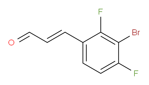 3-(3-bromo-2,4-difluorophenyl)prop-2-enal