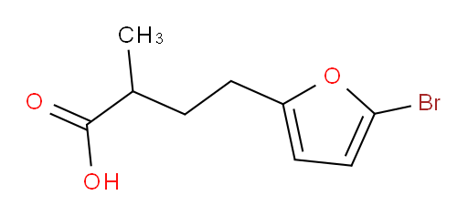 4-(5-bromofuran-2-yl)-2-methylbutanoic acid