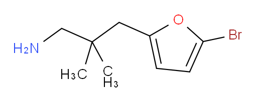 3-(5-bromofuran-2-yl)-2,2-dimethylpropan-1-amine