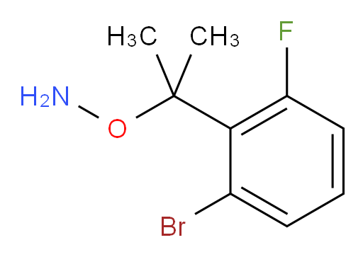O-[2-(2-bromo-6-fluorophenyl)propan-2-yl]hydroxylamine