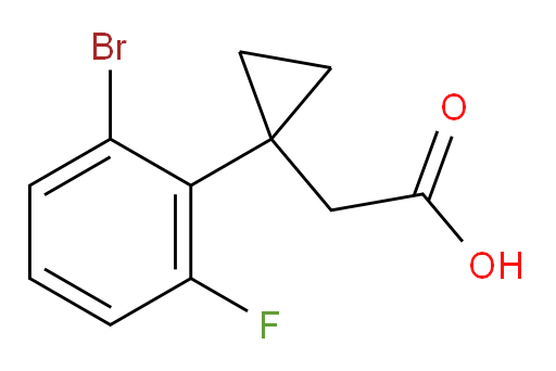 2-[1-(2-bromo-6-fluorophenyl)cyclopropyl]acetic acid