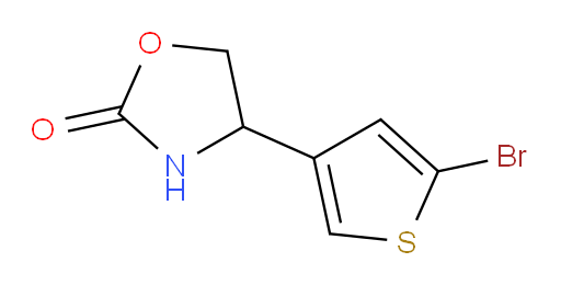 4-(5-bromothiophen-3-yl)-1,3-oxazolidin-2-one