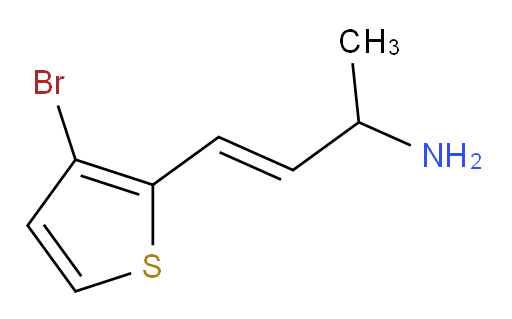 4-(3-bromothiophen-2-yl)but-3-en-2-amine