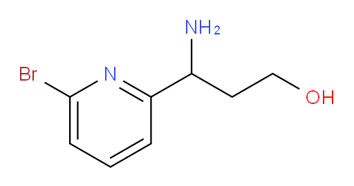 3-amino-3-(6-bromopyridin-2-yl)propan-1-ol