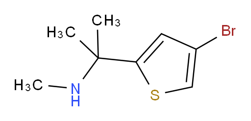 [2-(4-bromothiophen-2-yl)propan-2-yl](methyl)amine