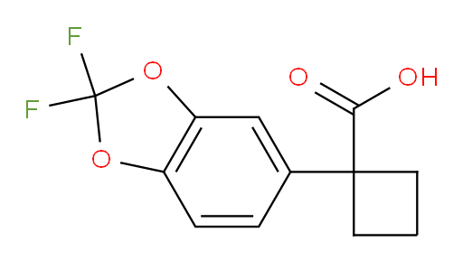 1-(2,2-difluoro-1,3-dioxaindan-5-yl)cyclobutane-1-carboxylic acid