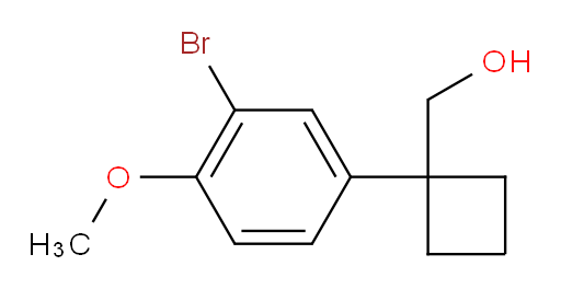 [1-(3-bromo-4-methoxyphenyl)cyclobutyl]methanol