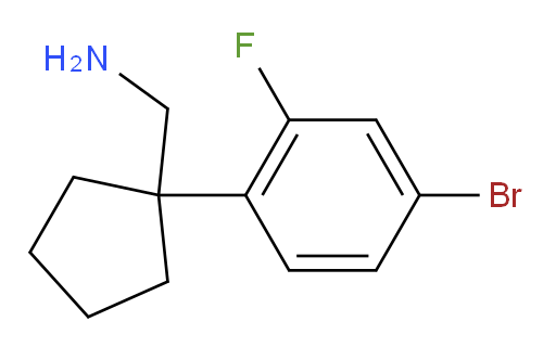 [1-(4-bromo-2-fluorophenyl)cyclopentyl]methanamine