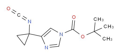 tert-butyl 4-(1-isocyanatocyclopropyl)-1H-imidazole-1-carboxylate
