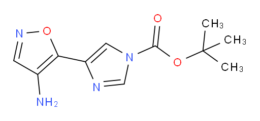 tert-butyl 4-(4-amino-1,2-oxazol-5-yl)-1H-imidazole-1-carboxylate