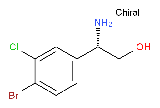 (2S)-2-amino-2-(4-bromo-3-chlorophenyl)ethan-1-ol