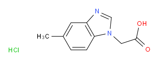 2-(5-methyl-1H-1,3-benzodiazol-1-yl)acetic acid hydrochloride