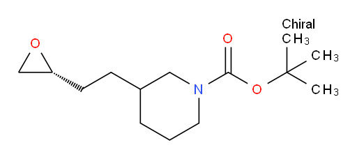 tert-butyl 3-{2-[(2R)-oxiran-2-yl]ethyl}piperidine-1-carboxylate