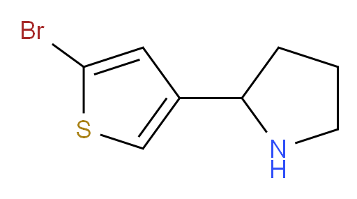 2-(5-bromothiophen-3-yl)pyrrolidine
