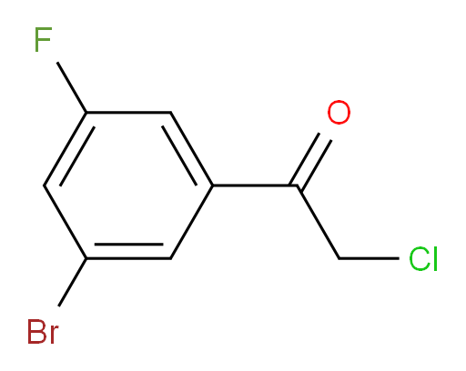 1-(3-bromo-5-fluorophenyl)-2-chloroethan-1-one