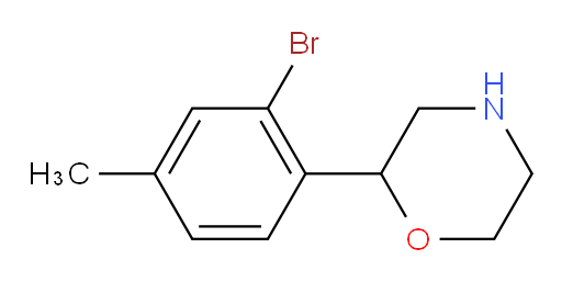 2-(2-bromo-4-methylphenyl)morpholine
