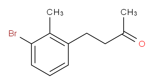 4-(3-bromo-2-methylphenyl)butan-2-one