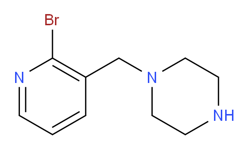 1-[(2-bromopyridin-3-yl)methyl]piperazine