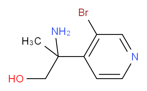 2-amino-2-(3-bromopyridin-4-yl)propan-1-ol