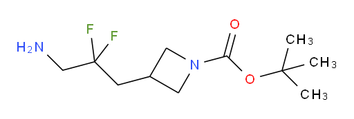 tert-butyl 3-(3-amino-2,2-difluoropropyl)azetidine-1-carboxylate