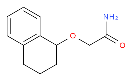 2-(1,2,3,4-tetrahydronaphthalen-1-yloxy)acetamide