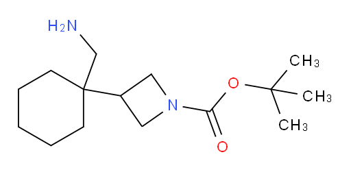 tert-butyl 3-[1-(aminomethyl)cyclohexyl]azetidine-1-carboxylate