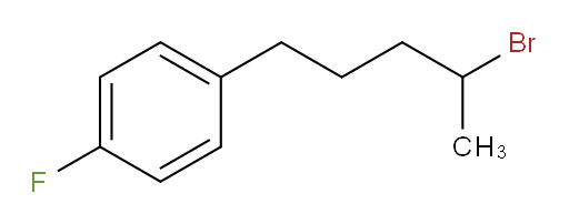 1-(4-bromopentyl)-4-fluorobenzene