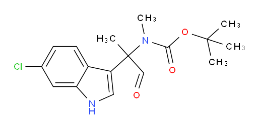 tert-butyl N-[2-(6-chloro-1H-indol-3-yl)-1-oxopropan-2-yl]-N-methylcarbamate