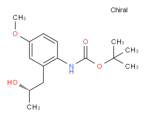tert-butyl N-{2-[(2S)-2-hydroxypropyl]-4-methoxyphenyl}carbamate
