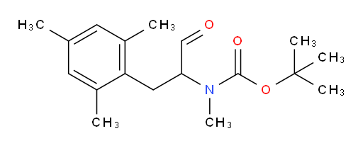tert-butyl N-methyl-N-[1-oxo-3-(2,4,6-trimethylphenyl)propan-2-yl]carbamate