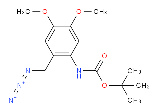 tert-butyl N-[2-(azidomethyl)-4,5-dimethoxyphenyl]carbamate