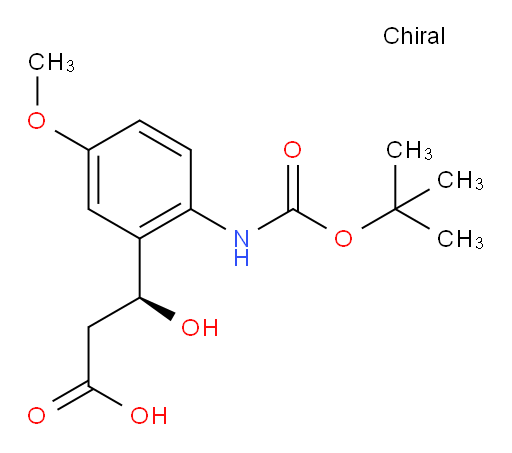 (3S)-3-(2-{[(tert-butoxy)carbonyl]amino}-5-methoxyphenyl)-3-hydroxypropanoic acid