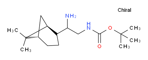 tert-butyl N-{2-amino-2-[(1S,5S)-6,6-dimethylbicyclo[3.1.1]heptan-2-yl]ethyl}carbamate