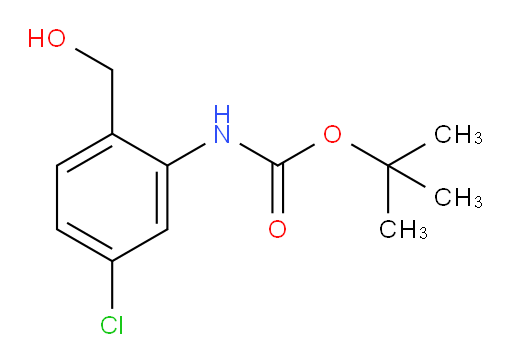 tert-butyl N-[5-chloro-2-(hydroxymethyl)phenyl]carbamate