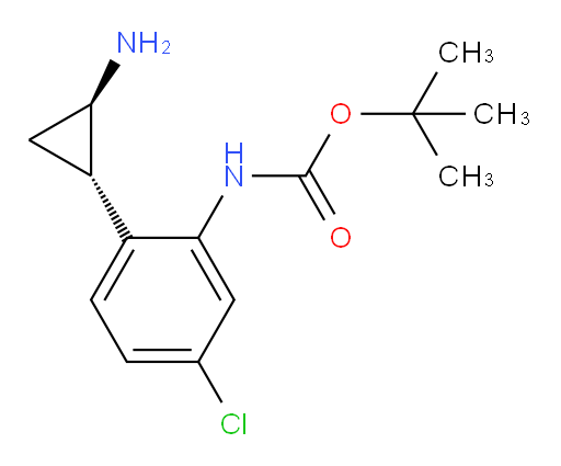 rac-tert-butyl N-{2-[(1R,2S)-2-aminocyclopropyl]-5-chlorophenyl}carbamate