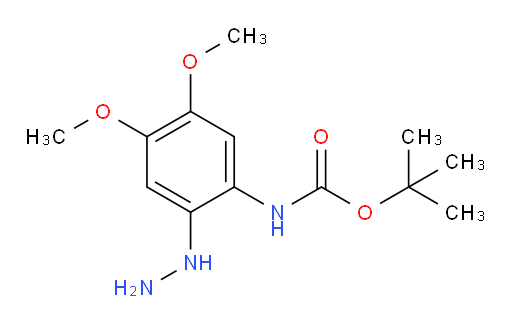 tert-butyl N-(2-hydrazinyl-4,5-dimethoxyphenyl)carbamate